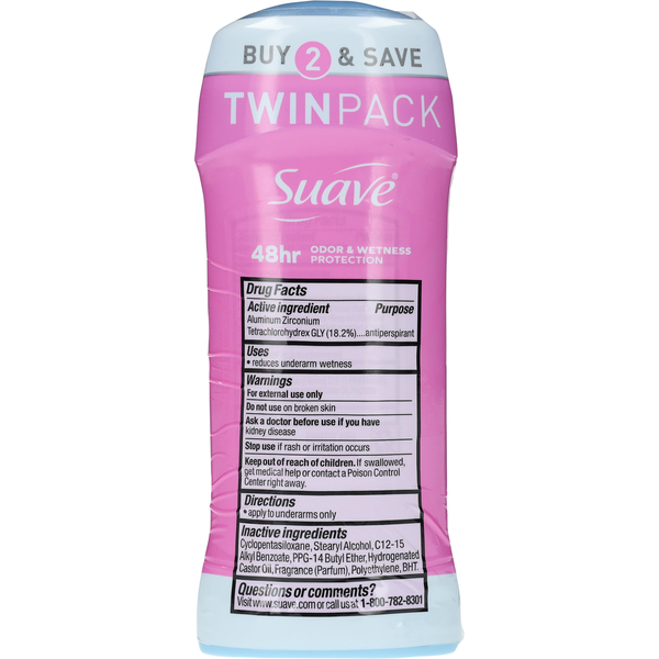 Déodorant Antitranspirant en Poudre Solide Invisible Suave