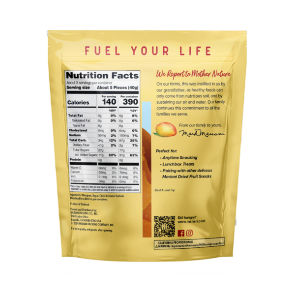Mango Seco Mariani - Delicia Tropical Premium