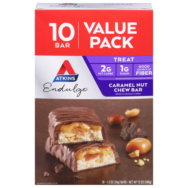 Barras de Proteína de Caramelo y Nueces Atkins - Paquete de Valor