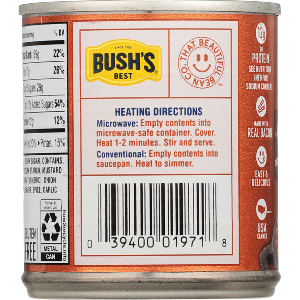 Haricots cuits au four de Bush's Best, style campagnard