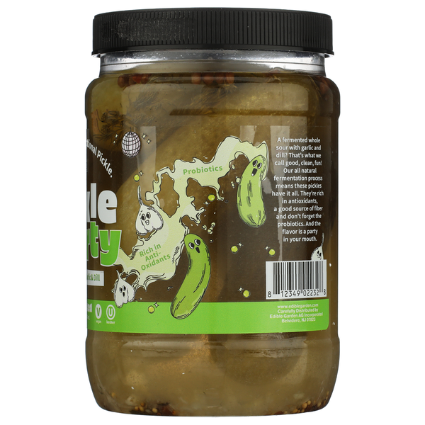 Pickle Party Fermented Whole Sour avec Ail et Aneth