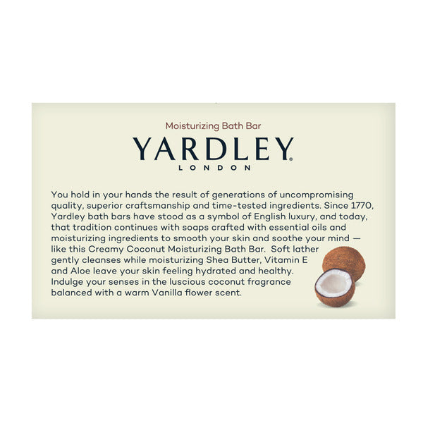 Yardley London Crème de Coco Savon Hydratant