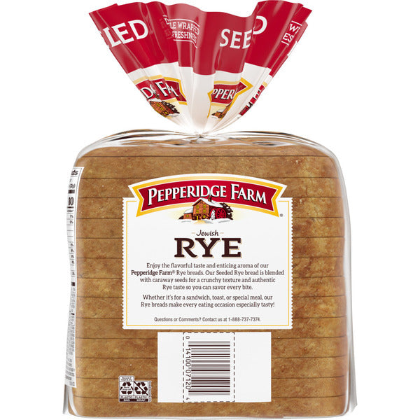 Pan de centeno con semillas judío de Pepperidge Farm