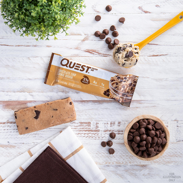 Barra de Proteína Quest - Sabor Galleta con Chispas de Chocolate