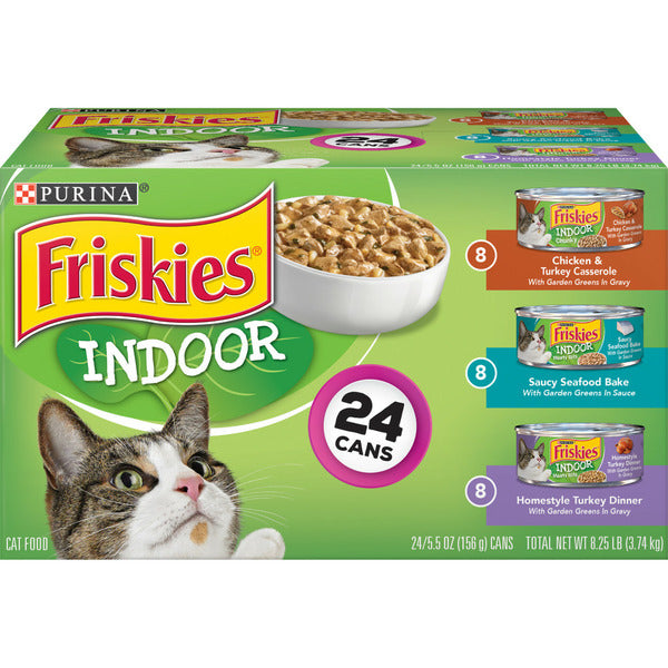 Purina Friskies Comida Húmeda para Gatos de Interior