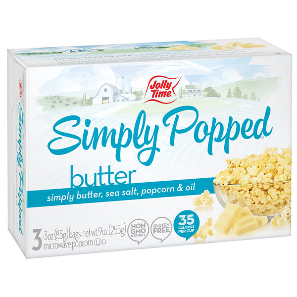 Jolly Time Simply Popped Butter Microwave Popcorn