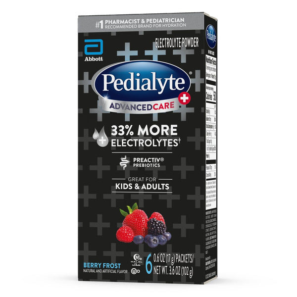 Poudre d'électrolytes Pedialyte Advanced Care Plus - Baie Givrée