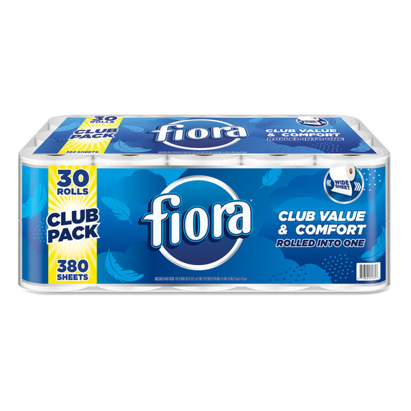 Papier hygiénique non parfumé Fiora 2 couches en pack club