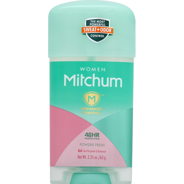 Déodorant et anti-transpirant en gel Mitchum pour femmes - Fraîcheur en poudre