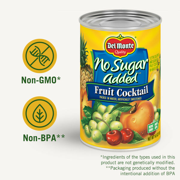 Cóctel de Frutas Del Monte Sin Azúcar Añadido en Agua