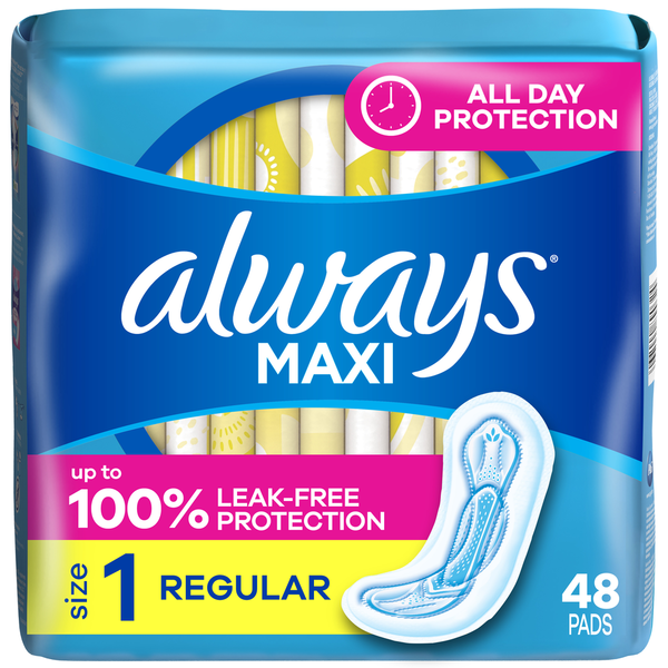 Always Maxi Regular Pads Sans Ailes
