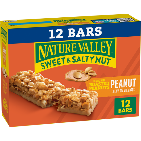 Nature Valley Barras de Granola de Cacahuate Dulces y Saladas
