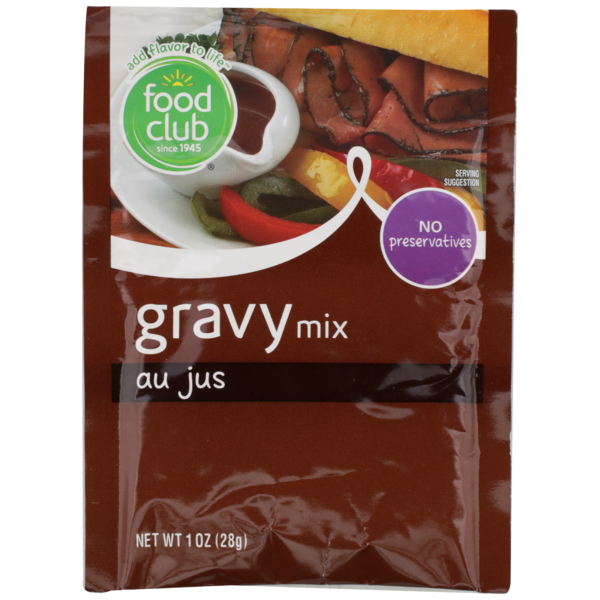 Mélange de sauce Au Jus Food Club - Améliorateur de saveur riche
