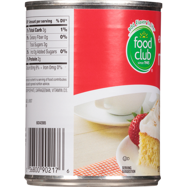 Food Club Evaporated Milk