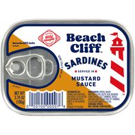 Sardines Beach Cliff dans une sauce moutarde