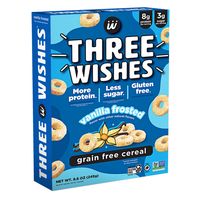 Cereal Sin Granos Tres Deseos con Glaseado de Vainilla