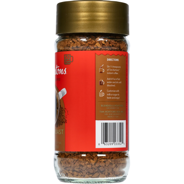 Café Instantáneo Colombiano Tim Hortons 100% Arábica Tostado Medio