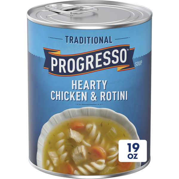 Soupe en conserve Progresso au poulet copieux et rotini