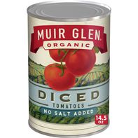 Muir Glen Organic Diced Tomatoes, No Salt Added