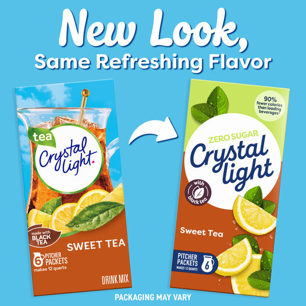 Mélange de boisson en poudre Crystal Light Thé Sucré