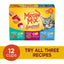 Meow Mix Variété de Paquet de Nourriture pour Chats aux Fruits de Mer en Morceaux dans une Sauce