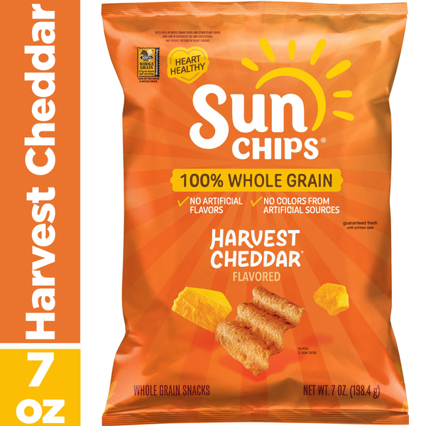 Chips Sun Harvest Cheddar Snacks à base de grains entiers