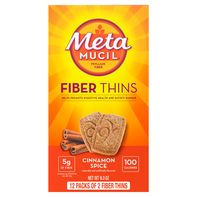Metamucil Cinnamon Fiber Thins - Snack de Fibre Délicieux