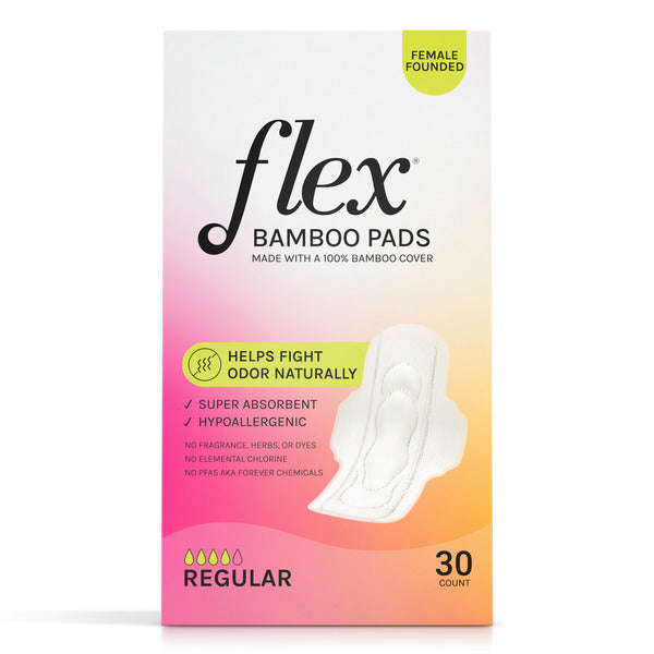 Serviettes Ultra Minces Flex en Bambou - Super Absorbantes et Hypoallergéniques