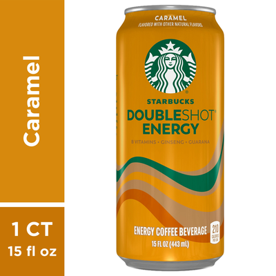 Starbucks Caramel Doubleshot Energy Coffee Beverage