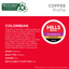 Cápsulas de café colombiano de tueste medio premium Arabica de Hills Bros.