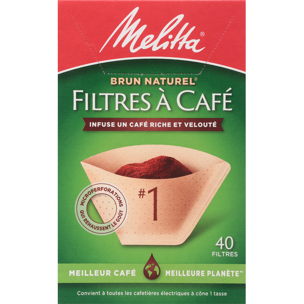 Melitta Super Premium Natural Brown Cone Coffee Filters
