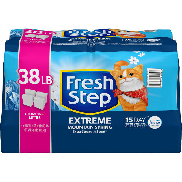 Fresh Step Extreme Clumping Cat Litter with Febreze Freshness