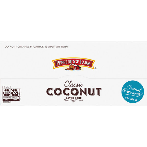 Pepperidge Farm Frozen Coconut Layer Cake