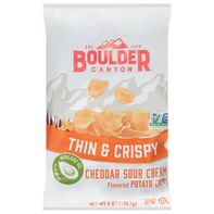 Boulder Canyon Thin & Crispy Cheddar Sour Cream Snacks