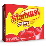 STARBURST Gelatin Cherry - 6 Servings of Flavorful Fun