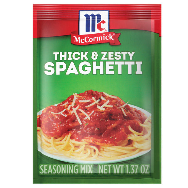 Mezcla de Sazonador para Salsa de Espagueti McCormick Espesa y Picante
