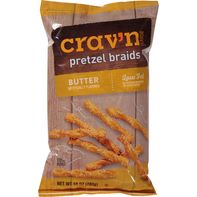 Pretzels trenzados con mantequilla Crav'n Flavor