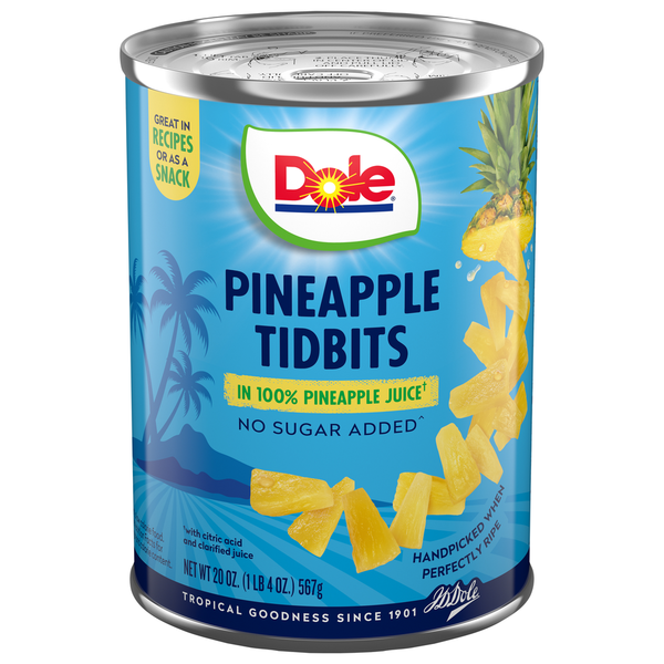 Trozos de Piña Dole en Jugo de Piña