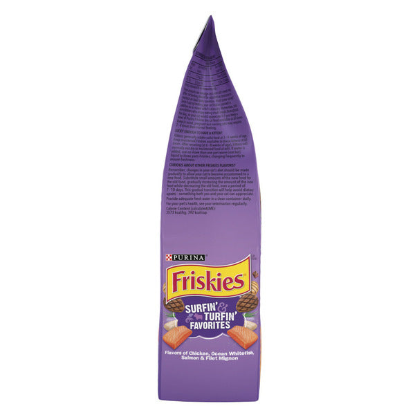 Purina Friskies Comida Seca para Gatos, Favoritos de Surf y Tierra