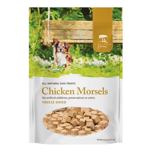 Friandises pour chiens en morceaux de poulet lyophilisés de Caledon Farms