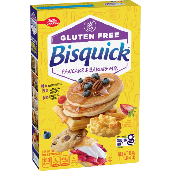 Mezcla para Panqueques y Repostería Sin Gluten Betty Crocker