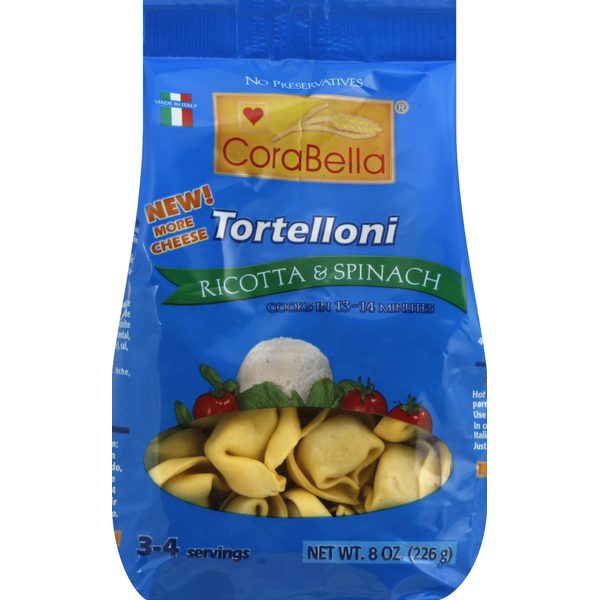 Tortellini de Ricotta y Espinacas CoraBella