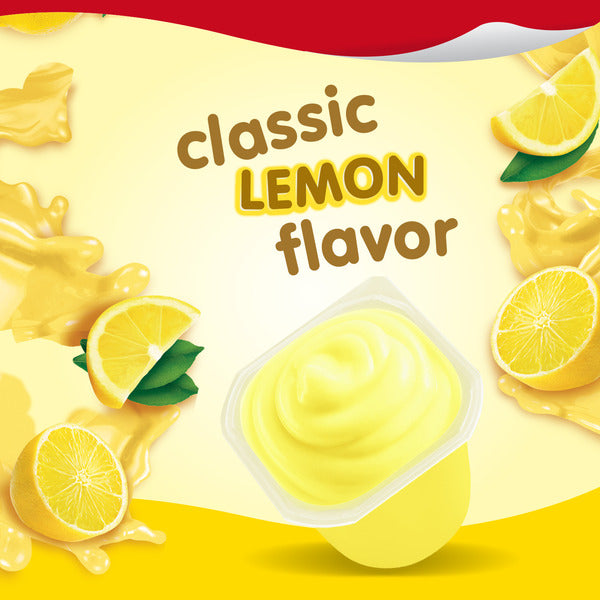 Pudín con Sabor a Limón Snack Pack