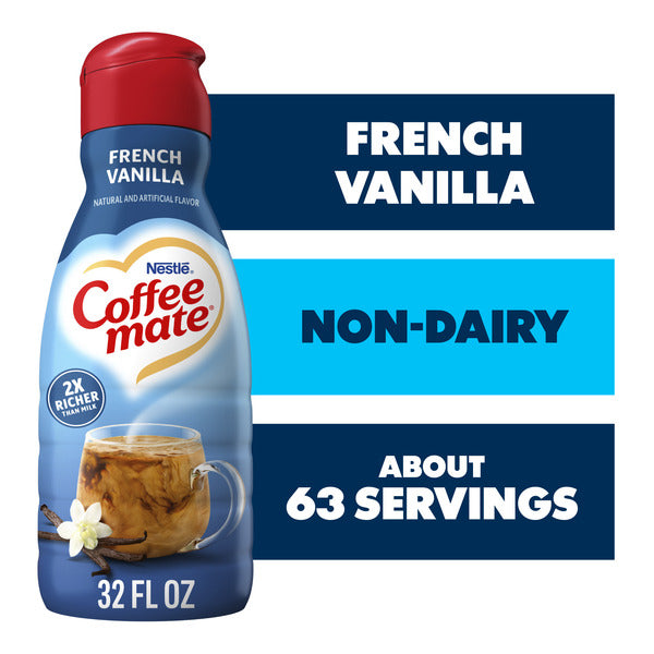 Crème à café Coffee mate saveur vanille française