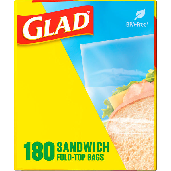 Bolsas de Almacenamiento de Alimentos Glad - Con Cierre Superior para Sándwiches