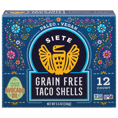 Coquilles à Taco Siete Sans Grain