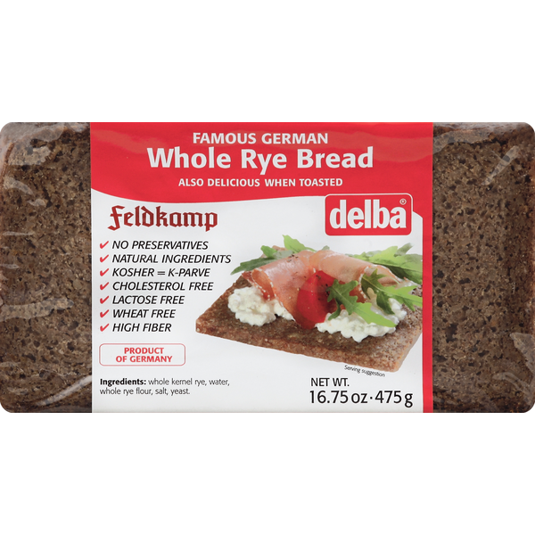 Pain de seigle entier Delba - Qualité artisanale