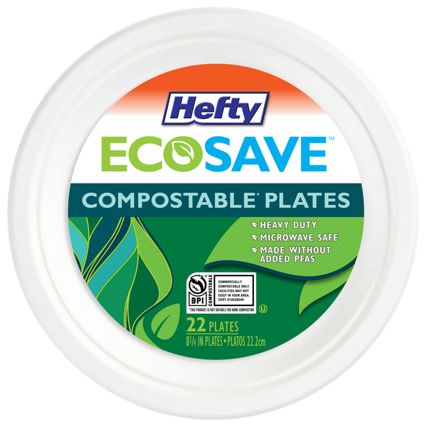 Platos Compostables Hefty