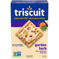 TRISCUIT Garden Herb Whole Grain Wheat Crackers