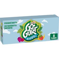 Simply Go-Gurt Baies Mélangées & Banane Fraise